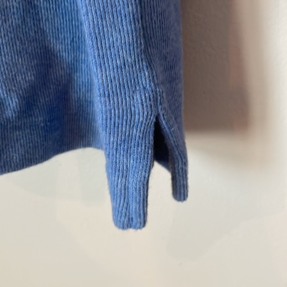 Polo Ralph Lauren Blue Label Men SZ M Pullover Shirt Light Blue Estate Rib - Picture 7 of 10